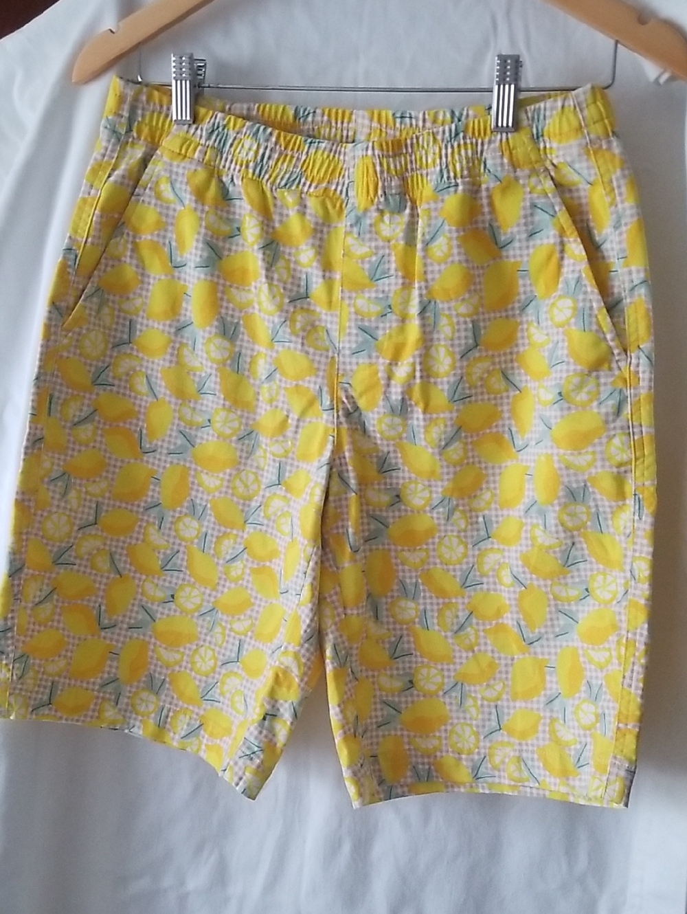 🍋Lands' End Lemon Print Shorts